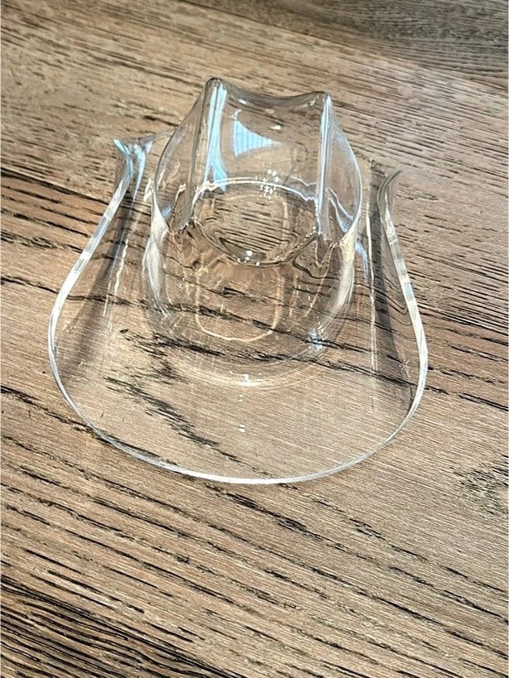 Small acrylic Cowboy hat table decoration